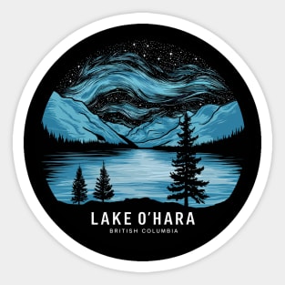 lake ohara British Columbia Sticker